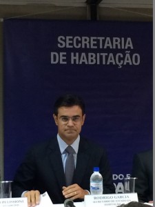 Rodrigo Garcia, secretário da habitação de São Paulo