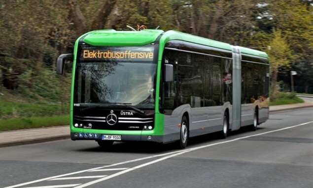 onibus elétrico mercedes