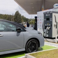 Posto de carregamento da da Rota Sul (foto: divulgação Nissan).