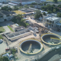 Estação de Tratamento de Água (ETA), no município de Serra (ES) (foto: divulgação Passarelli).