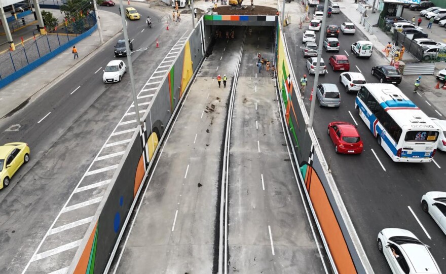 Mergulhão deve facilitar o trânsito na região do Campo Grande (foto: divulgação OEC).