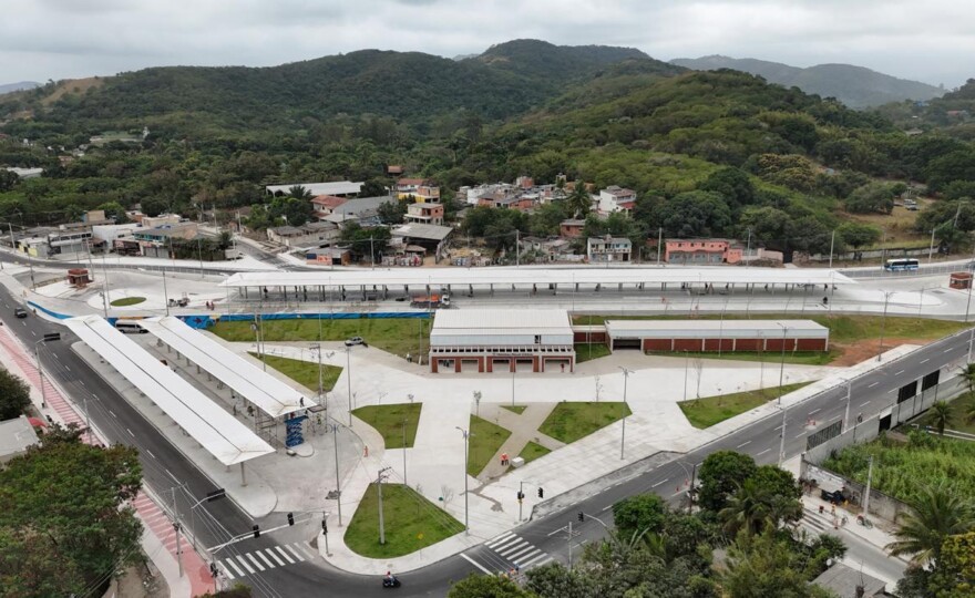 Novo Terminal BRT Pingo D'Água (foto: divulgação OEC).