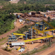 Imagem das obras do Projeto 3,5M da LGA Mineração na unidade de Lobo Leite, em MG (foto: divulgação).