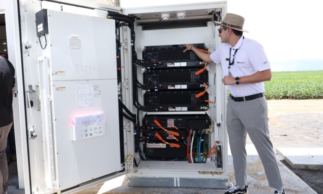 No dia 4 de março, aconteceu a inauguração da solução de microgrid na Fazenda Alabama, em São Desidério, Bahia. Na foto, uma das soluções instaladas. (Foto: Huawei/Divulgação.)