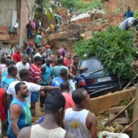 Foto PSTU: imagem de caos após fortes chuvas da semana passada em Salvador (BA)