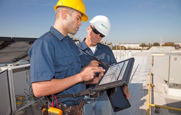 Tablet-construction-site