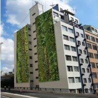 Jardim vertical no Condomínio Edifício Huds  (foto: divulgação).