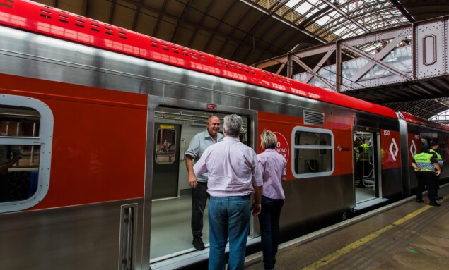 ENTREGA DO 8º TREM (DA SÉRIE 8.500)PARA A LINHA 7 – RUBI DA CPTM