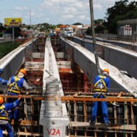 Em ampliação, viaduto sobre a linha do trensurb começa a tomar forma - Foto: Itamar Aguiar / Palácio Piratini