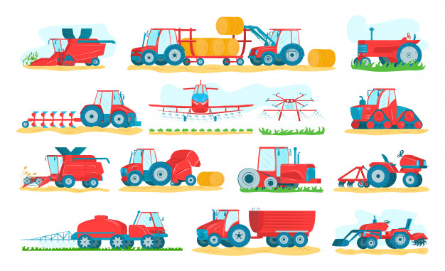 agricultural-machinery-set-white-illustrations-agriculture-vehicles-farm-machines-tractors-harvesters-combines-farming-agribusiness-crop-harvest-equipment_109722-2343