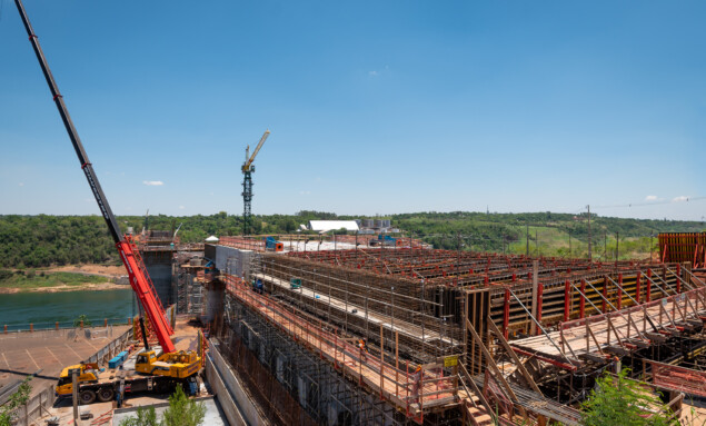 Obras ponte da integração - Itaipu