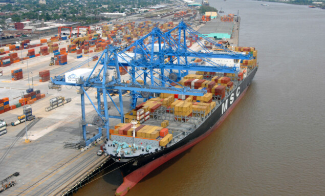 MSC_Marina_docked_at_Port_of_New_Orleans