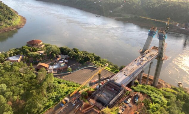 Obras 2a ponte Itaipu