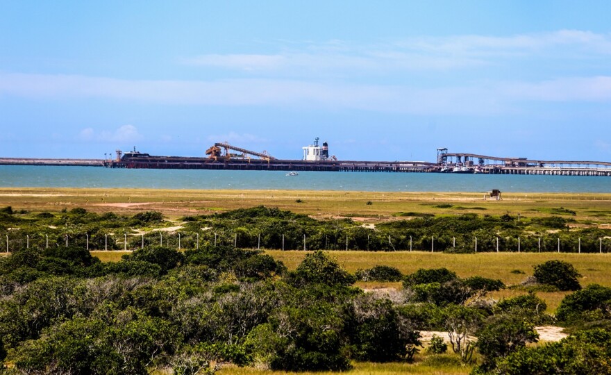 Porto de Açu, que acaba de ganhar a principal certificação ambiental de seu setor (foto: divulgação).