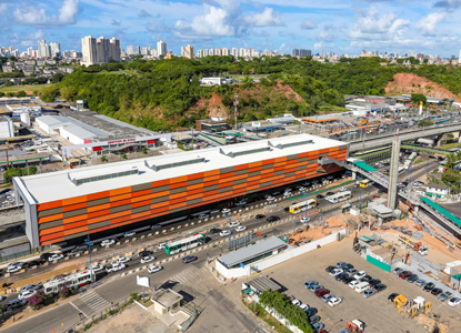 Estação Detran do Metrô da Bahia (foto: CCR Metrô Bahia).