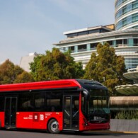 Volvo fará teste inédito com ônibus 100% elétrico
em Santiago, no Chile (foto: divulgação).