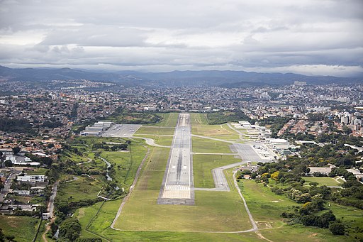 Aeroporto da Pampulha, em Belo Horizonte (crédito: Rodrigo Lima/NITRO).