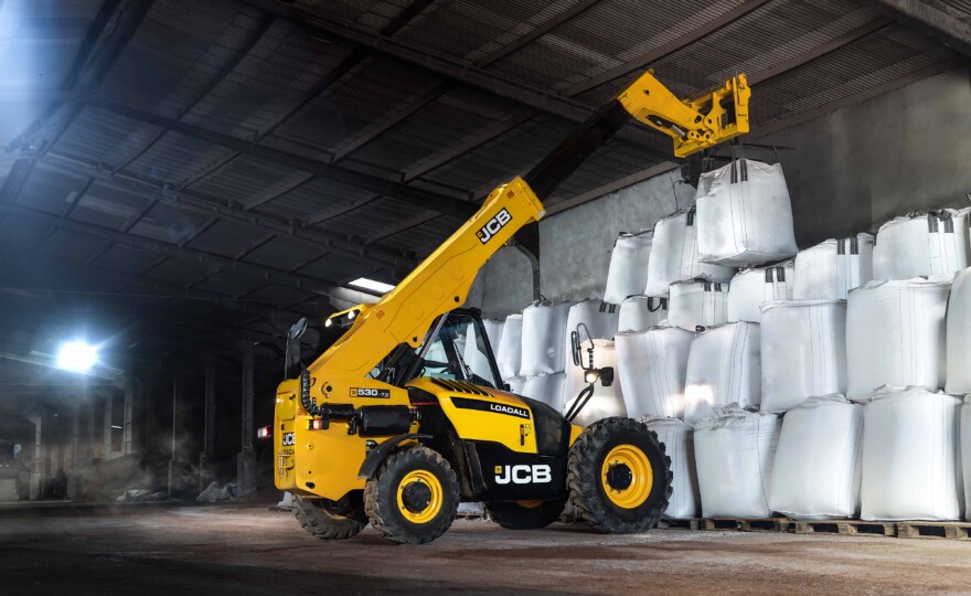 Loadall JCB 530-70, equipamento desenvolvido para o setor do agronegócio (foto: divulgação).