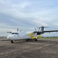 Aeronave a ser utilizada no trajeto entre Uruguaiana e Guarulhos (foto: divulgação CCR Aeroportos).