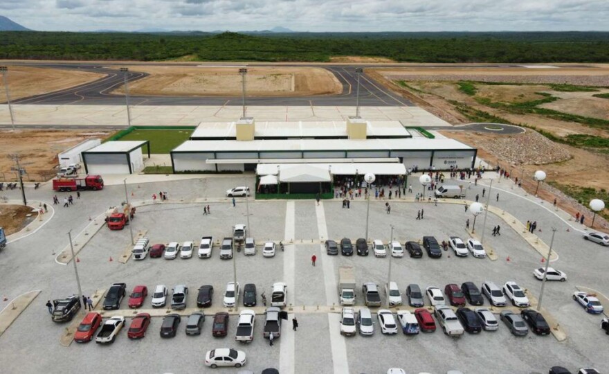 Novo aeroporto de Sobral (foto: divulgação Seinfra/CE).