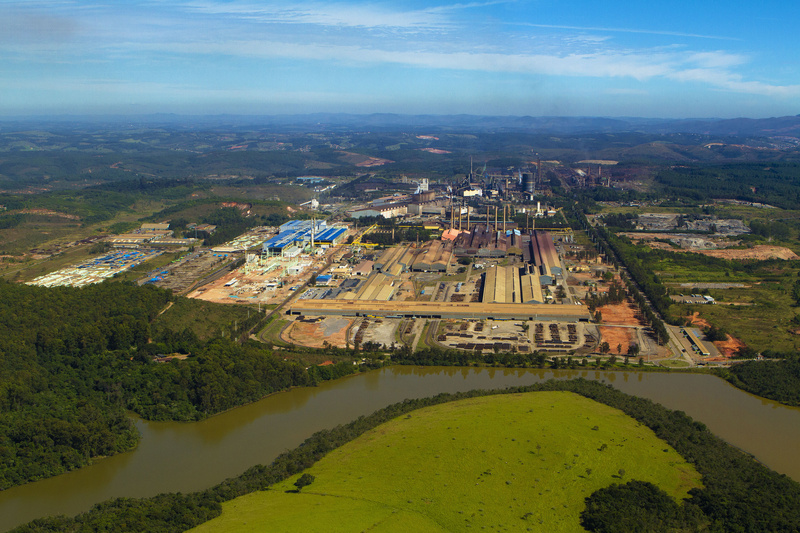 Usina da Gerdau em Ouro Branco, que vai receber rede 5G (foto: divulgação).