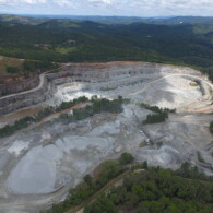 Mina de areia da Votorantim em Itapecerica da Serra (foto: divulgação).