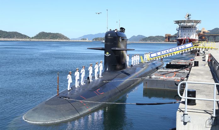 Submarino Riachuelo, recém-entregue à Marinha (foto: divulgação).