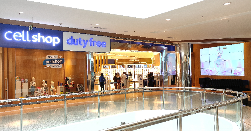 Nova Cellshop Duty Free no Aeroporto Internacional de Foz do Iguaçu (foto: divulgação).