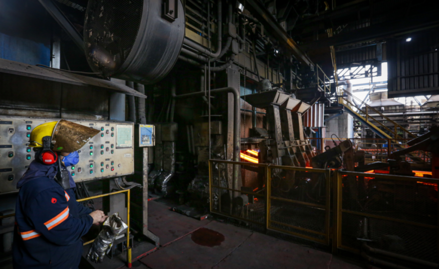 Unidade da Gerdau em Barão de Cocais (MG) (foto: divulgação Gerdau).