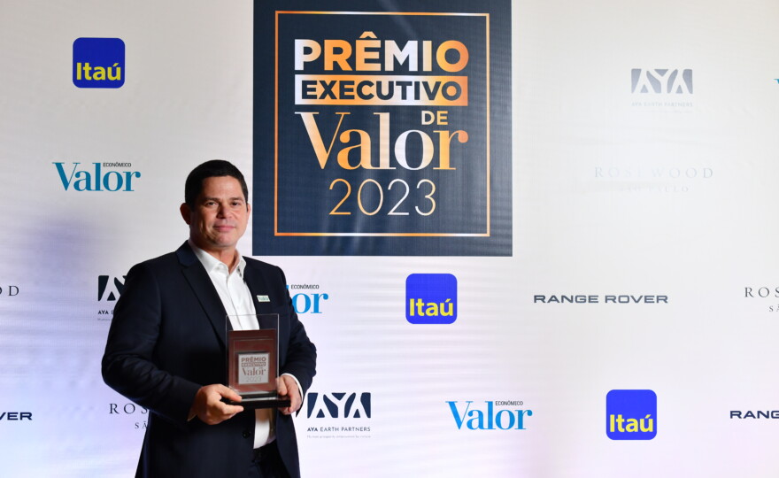 Radamés Casseb, CEO da Aegea, reconhecido como Executivo do Ano pelo Valor Econômico na categoria "Infraestrutura" (foto:  Valor Econômico/Editora Globo).