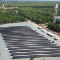 Rede elétrica inteligente conta com mais de 2,8 mil placas solares e dará mais autonomia às operações do CLA (Foto: divulgação).