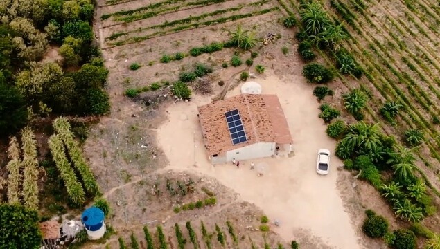 solar em área rural