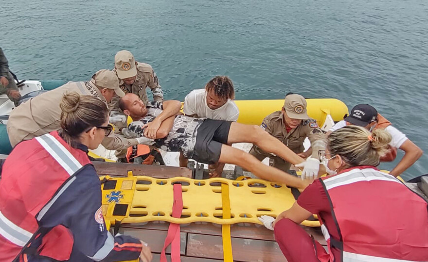 Simulação envolveu mais de 50 profissionais de diversos órgãos estaduais e federais (foto: divulgação).