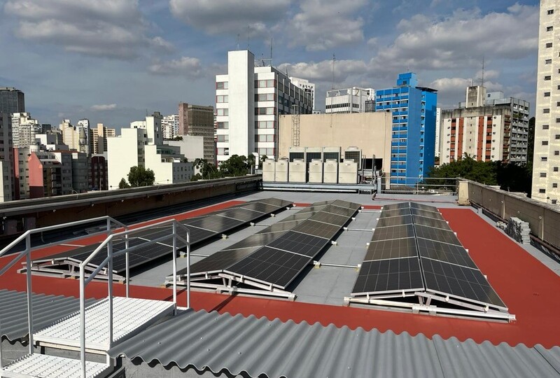 Usina terá capacidade de gerar até 20 kilowatt-hora. (foto: Dago Nogueira/Mackenzie).