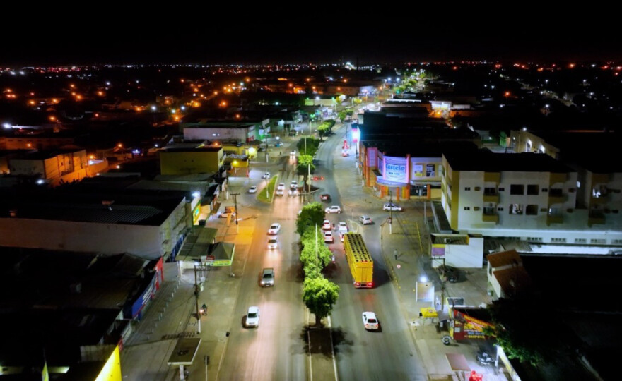 Programa MT Iluminado em Várzea Grande (foto: Prefeitura de Várzea Grande).