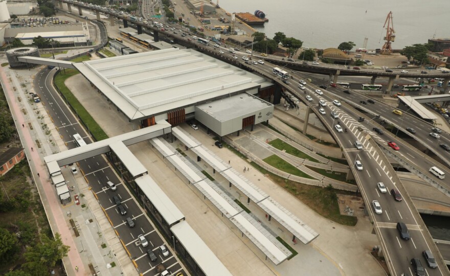 A estimativa do terminal é atender cerca de 150 mil pessoas por dia (foto: Marcelo Piu/Prefeitura do Rio).