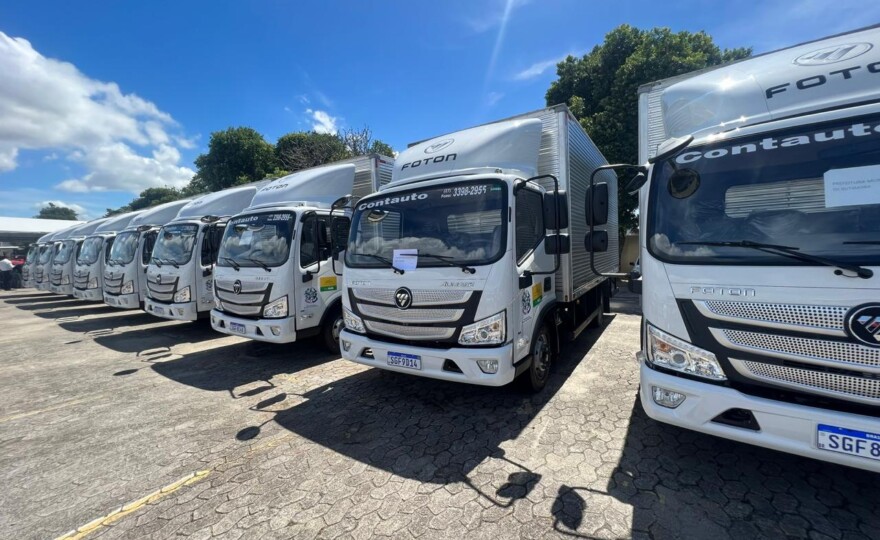 Concessionária Contauto fornece 75 caminhões Foton para o governo do Espírito Santo (foto: divulgação).