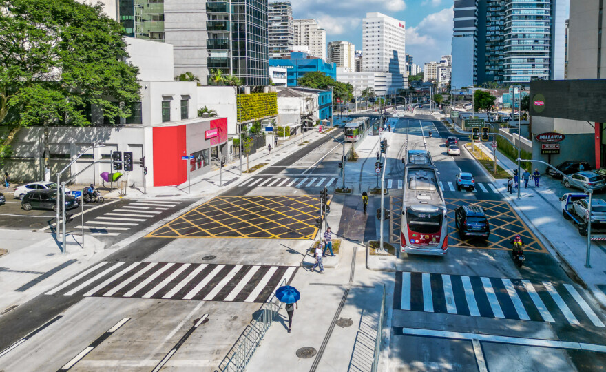 A nova Av. Santo Amaro (foto: divulgação).