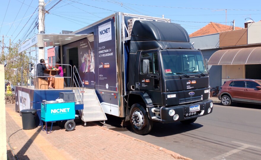 Digital Truck da DPR mostra como funciona uma casa conectada (foto: divulgação).