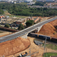 Viaduto localizado em Indaiatuba (SP) (foto: divulgação Rumo).