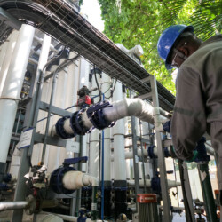 Sistema de Ultrafiltração projetado e operado pela Opersan (foto: divulgação).