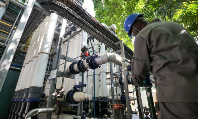 Sistema de Ultrafiltração projetado e operado pela Opersan (foto: divulgação).