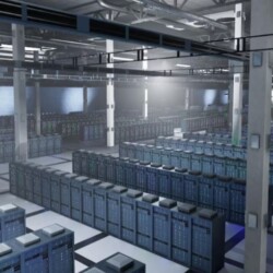 Imagem ilustrativa de data centers
