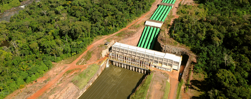 Usina hidrelétrica Dardanelos (MT) (foto: divulgação Neoenergia).
