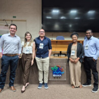 Representando a equipe de Licenciamento e Controles Ambientais, participaram do evento Talita Bezerra, Jocenildo Marinho, Ana Paula Farias e Ronaldo Carneiro. Também esteve presente Daniel Maciel, gerente-geral de Relacionamento Institucional e Jurídico (foto: divulgação).